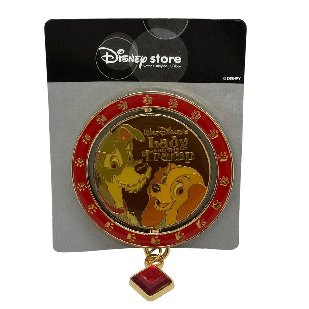 Disney Store Japan Lady and the Tramp Spinner Pin Limited Edition 1000 LE1000